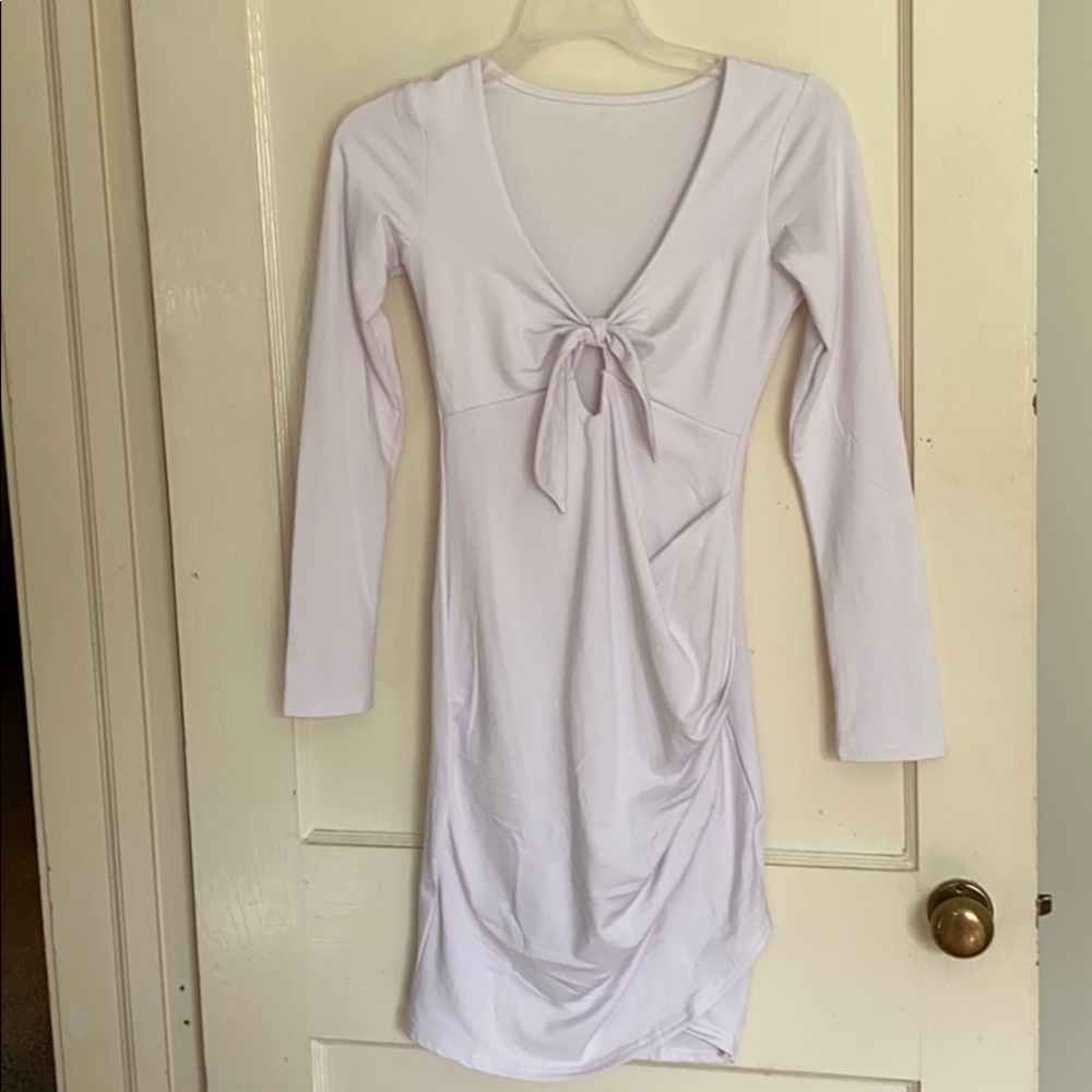 White bodysuit dress